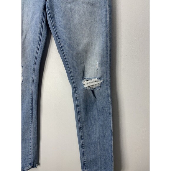 Mother Superior Womens  The Huffy Skimp in Rope's End Destroyed Jeans  Blue 27 - Picture 3 of 16